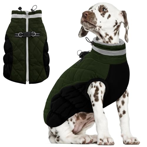 AOFITEE Kleiner Hundemantel, Warme Hundewinterjacke für Extra Kleine Hunde, Reflektierende Rollkragen-Hundeweste mit Integriertem Geschirr,wasserdichte Hundeschneejacke für Chihuahua, Yorkshire AOFITEE Kleiner Hundemantel, Warme Hundewinterjacke für Extra Kleine Hunde, Reflektierende Rollkragen-Hundeweste mit Integriertem Geschirr,wasserdichte Hundeschneejacke für Chihuahua, Yorkshire von AOFITEE