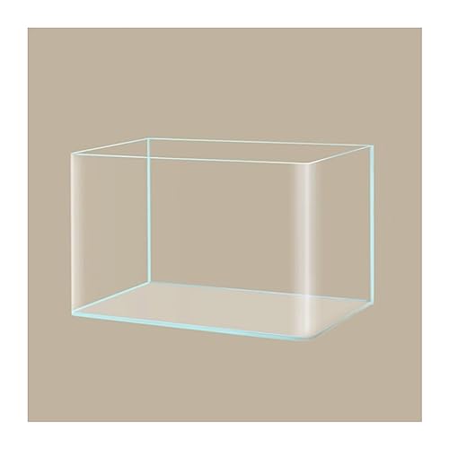 Aquarium Aquarium-Becken, rechteckige Glas-Tischplatte, kleines Aquarium, Öko-Landschaft, Wasserpflanzen, Goldfische, Aquakultur-Dekoration Desktop-Aquarium (Size : A) von AOKLEY