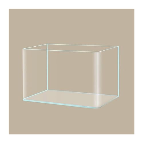 Aquarium Aquarium-Becken, rechteckige Glas-Tischplatte, kleines Aquarium, Öko-Landschaft, Wasserpflanzen, Goldfische, Aquakultur-Dekoration Desktop-Aquarium (Size : D) von AOKLEY