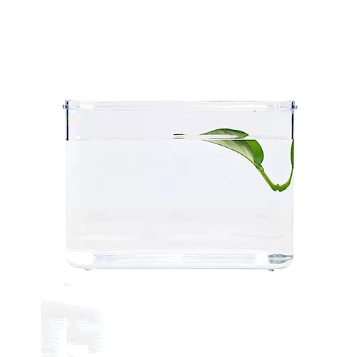 Aquarium Aquarium for Fische, Büro, Desktop, kleines Aquarium, Acryl-Box, Kombination aus einzelnen montierten kleinen Aquarien, klar, transparent Desktop-Aquarium (Color : A) von AOKLEY