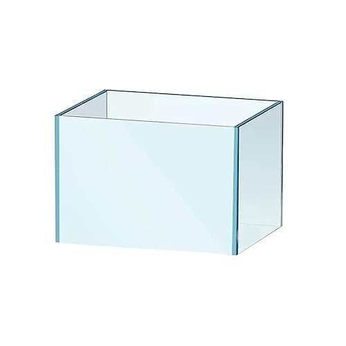 Aquarium Superweißes Aquarium, Desktop-Wohnzimmer, ökologisches Aquarium, kleines Goldfischbecken, großes transparentes Glas-Aquarium, Heimbüro Desktop-Aquarium (Size : 001) von AOKLEY