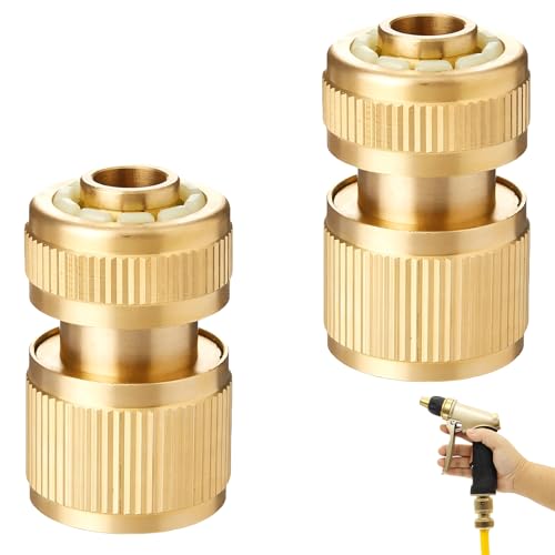 2 Stück Schlauchverbinder 1/2 Zoll,Schlauchanschluss,Gardena Schlauchanschluss,Schlauchkupplung,Messing Schlauchanschluss ,Schlauchanschluss Wasserhahn, Für Küche Garten Outdoor Schlauch Rohr Werkzeug 2 Stück Schlauchverbinder 1/2 Zoll,Schlauchanschluss,Gardena Schlauchanschluss,Schlauchkupplung,Messing Schlauchanschluss ,Schlauchanschluss Wasserhahn, Für Küche Garten Outdoor Schlauch Rohr Werkzeug von AONAYO