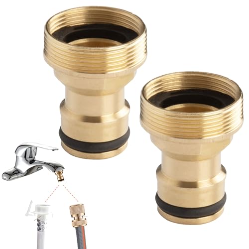 AONAYO 2er-Pack Gardena 1 Zoll,1 Zoll Schlauchanschluss,AußEngewinde Gardena Kupplung,Kupplung Schnellverbinder,Wasserhahnverbinder Schnellkupplung,Steckverbinder FüR Gartenschlauch von AONAYO