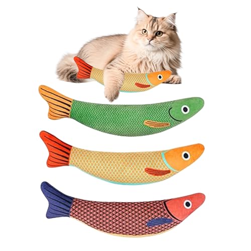 AONAYO 3 Stück Katzenspielzeug Fisch,Fisch Kuscheltier,24CM Plüsch Fischspielzeug,Spielzeug Katze Mit Katzenminze,Katzenminze Kissen,Katze Interaktive Spielzeug Für Haustiere AONAYO 3 Stück Katzenspielzeug Fisch,Fisch Kuscheltier,24CM Plüsch Fischspielzeug,Spielzeug Katze Mit Katzenminze,Katzenminze Kissen,Katze Interaktive Spielzeug Für Haustiere von AONAYO
