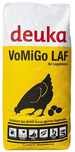 Deuka Vomigo Legemehl, Hühnerfutter 25kg, gegen die rote Vogelmilbe, Alleinfutter Mehl von AONELAS