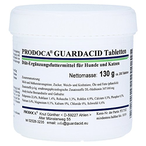 GUARDACID Tabletten vet. 200 St von PRODOCA Spezialfuttermittel