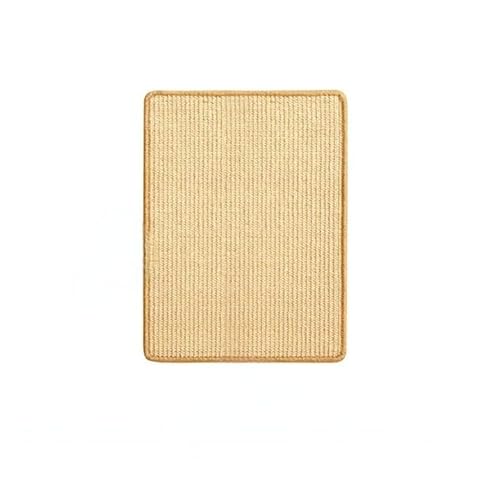 AONETIGER Kratzmatte Katze,widerstandsfähig Katzen Kratzbrett natürliche Fußmatte Sisal Kratzteppich um Katzenkratzern vorzubeugen und Teppiche und Wände zu schützen (40 * 60) von AONETIGER
