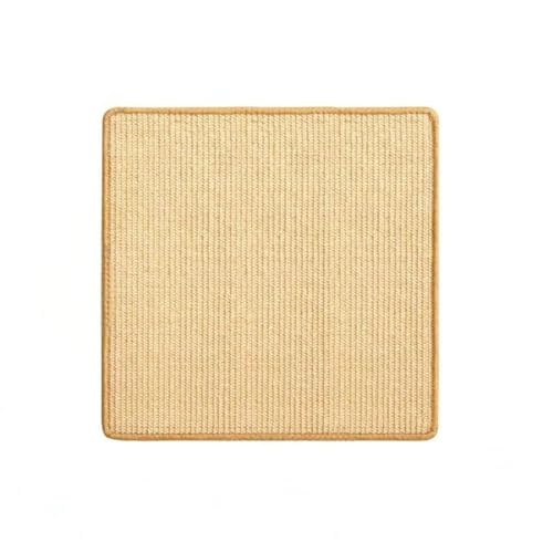 AONETIGER Kratzmatte Katze,widerstandsfähig Katzen Kratzbrett natürliche Fußmatte Sisal Kratzteppich um Katzenkratzern vorzubeugen und Teppiche und Wände zu schützen (75 * 75) von AONETIGER
