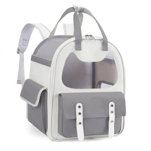 AONYAYBM Haustier-Tragetasche, Weichseitige Katzen-Tragetasche, Hunde-Tragetasche, Haustier-Rucksack-Tragetasche, Atmungsaktiv, Große Kapazität, Wasserdichter Katzen-Reiserucksack,(Gelb) von AONYAYBM