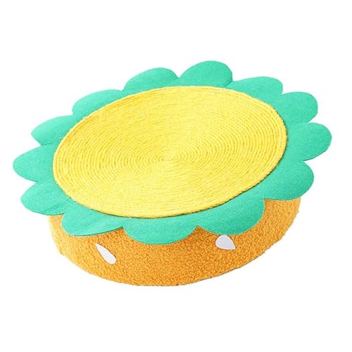 AONYAYBM Rundes Katzenkratzbett aus Sisal, Katzenkratzer mit Konkavem Design, Sisal-Katzenkratzer in Burgerform, rutschfeste Unterseite, Katzenkratzer aus Pappe Zum Schutz von Möbeln AONYAYBM Rundes Katzenkratzbett aus Sisal, Katzenkratzer mit Konkavem Design, Sisal-Katzenkratzer in Burgerform, rutschfeste Unterseite, Katzenkratzer aus Pappe Zum Schutz von Möbeln von AONYAYBM