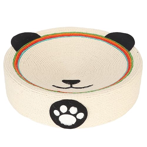 AONYAYBM Wiederverwendbares Katzenkratzbett, Runde Schleifkrallen, Sisal-Katzenkratzer, Verschleißfestes Sisal-Katzenkratzbrett, Multifunktionaler Katzenkratzer, Katzenkratzpad Zum Ausruhen und Spiele AONYAYBM Wiederverwendbares Katzenkratzbett, Runde Schleifkrallen, Sisal-Katzenkratzer, Verschleißfestes Sisal-Katzenkratzbrett, Multifunktionaler Katzenkratzer, Katzenkratzpad Zum Ausruhen und Spiele von AONYAYBM