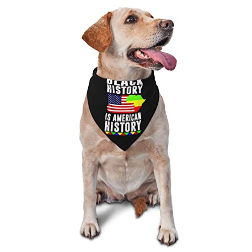 Black History Month Hunde-Bandanas, Haustier-Schal, dreieckiges Lätzchen, Katzen, verstellbares Kopftuch, Zubehör für kleine, mittelgroße und große Welpen Black History Month Hunde-Bandanas, Haustier-Schal, dreieckiges Lätzchen, Katzen, verstellbares Kopftuch, Zubehör für kleine, mittelgroße und große Welpen von AOOEDM