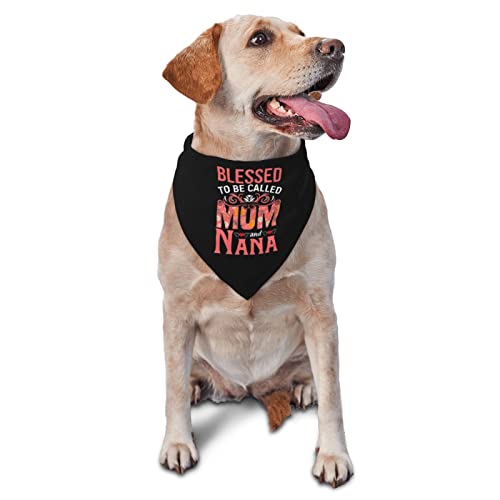 Blessed to Be Called Mom Frühlings-Hundehalstuch für Jungen, großes Welpen-Kopftuch, verstellbare weiche Dreiecks-Lätzchen, Zubehör für kleine, mittelgroße und große Hunde, Katzen, Weiß Blessed to Be Called Mom Frühlings-Hundehalstuch für Jungen, großes Welpen-Kopftuch, verstellbare weiche Dreiecks-Lätzchen, Zubehör für kleine, mittelgroße und große Hunde, Katzen, Weiß von AOOEDM