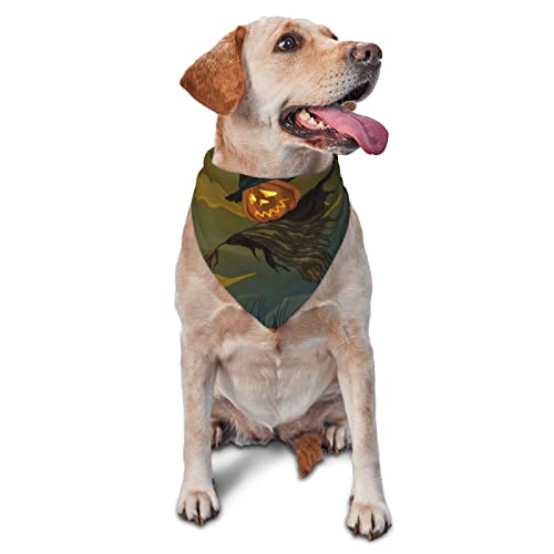 Halloween-Hexe, Flamingo-Kürbis-Skelett, Sackleinen, Frühlings-Hundehalstuch, für Jungen, großes Welpen-Kopftuch, verstellbare, weiche Dreiecks-Lätzchen, Zubehör für kleine, mittelgroße und große Hun Halloween-Hexe, Flamingo-Kürbis-Skelett, Sackleinen, Frühlings-Hundehalstuch, für Jungen, großes Welpen-Kopftuch, verstellbare, weiche Dreiecks-Lätzchen, Zubehör für kleine, mittelgroße und große Hun von AOOEDM