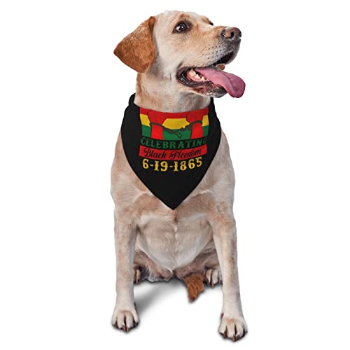 Juneteenth Celebrations Black American Freedom Day Spring Dog Bandanas Boy Bulk Puppy Kopftuch Verstellbare weiche Dreieckslätzchen Zubehör für kleine, mittelgroße und große Hunde Katzen Weiß Juneteenth Celebrations Black American Freedom Day Spring Dog Bandanas Boy Bulk Puppy Kopftuch Verstellbare weiche Dreieckslätzchen Zubehör für kleine, mittelgroße und große Hunde Katzen Weiß von AOOEDM