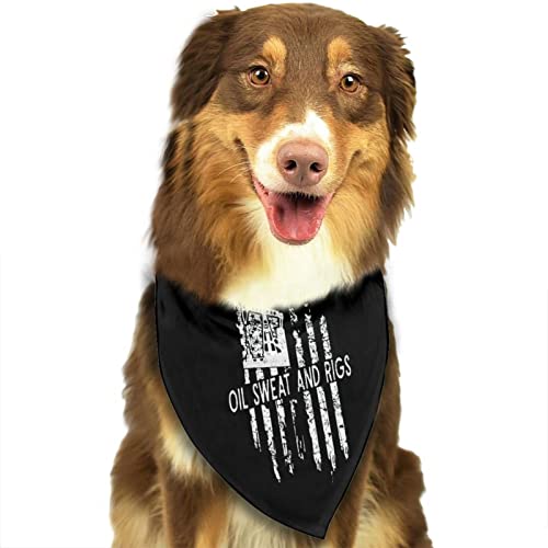 Oil Field Lives Matte Spring Hundehalstücher für Jungen, große Welpen, verstellbare, weiche Dreieckslätzchen, Zubehör für kleine, mittelgroße und große Hunde und Katzen Oil Field Lives Matte Spring Hundehalstücher für Jungen, große Welpen, verstellbare, weiche Dreieckslätzchen, Zubehör für kleine, mittelgroße und große Hunde und Katzen von AOOEDM