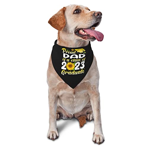 Proud Dad of A 2023 Senior Hundehalstuch, Haustierschal, Dreieckslätzchen, Katzen, verstellbares Kopftuch, Zubehör für kleine, mittelgroße und große Welpen Proud Dad of A 2023 Senior Hundehalstuch, Haustierschal, Dreieckslätzchen, Katzen, verstellbares Kopftuch, Zubehör für kleine, mittelgroße und große Welpen von AOOEDM