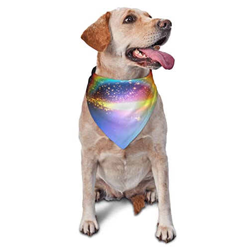 Rainbow Dream Spring Hunde-Bandanas für Jungen, große Welpen, Kopftuch, verstellbar, weich, dreieckig, Lätzchen, Zubehör für kleine, mittelgroße und große Hunde, Katzen, Weiß Rainbow Dream Spring Hunde-Bandanas für Jungen, große Welpen, Kopftuch, verstellbar, weich, dreieckig, Lätzchen, Zubehör für kleine, mittelgroße und große Hunde, Katzen, Weiß von AOOEDM