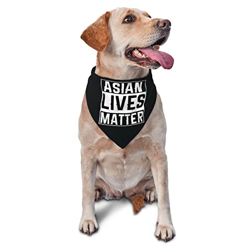 Stop Asian Hate Asian Lives Matter Hunde-Bandanas, Haustier-Schal, dreieckiges Lätzchen, für Jungen und Mädchen, verstellbares Kopftuch, Zubehör für kleine, mittelgroße und große Welpen Stop Asian Hate Asian Lives Matter Hunde-Bandanas, Haustier-Schal, dreieckiges Lätzchen, für Jungen und Mädchen, verstellbares Kopftuch, Zubehör für kleine, mittelgroße und große Welpen von AOOEDM