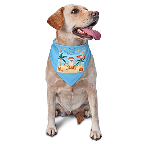Weihnachten im Juli Frühlings-Hundehalstuch für Jungen, großes Welpen-Kopftuch, verstellbare weiche Dreiecks-Lätzchen, Zubehör für kleine, mittelgroße und große Hunde, Katzen, Weiß Weihnachten im Juli Frühlings-Hundehalstuch für Jungen, großes Welpen-Kopftuch, verstellbare weiche Dreiecks-Lätzchen, Zubehör für kleine, mittelgroße und große Hunde, Katzen, Weiß von AOOEDM