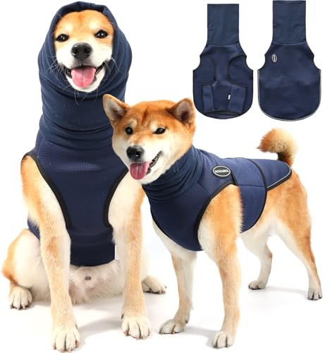 AOOLMOL Hunde-Angstweste und -mantel, Tierarztbesuche und Trennung: Keep Pet Calm, Hundejacke für Donner, Feuerwerk, Anti-Angstweste für Hunde und Katzen, Körper und Ohren AOOLMOL Hunde-Angstweste und -mantel, Tierarztbesuche und Trennung: Keep Pet Calm, Hundejacke für Donner, Feuerwerk, Anti-Angstweste für Hunde und Katzen, Körper und Ohren von AOOLMOL