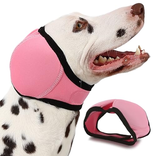 AOOLMOL Hunde-Ohrenschützer für Hämatome, Baden, Trocknen, Schwimmen und Lärmangstlinderung, elastischer, wasserdichter Gehörschutz mit beruhigendem Kapuzen-Design für die Fellpflege AOOLMOL Hunde-Ohrenschützer für Hämatome, Baden, Trocknen, Schwimmen und Lärmangstlinderung, elastischer, wasserdichter Gehörschutz mit beruhigendem Kapuzen-Design für die Fellpflege von AOOLMOL