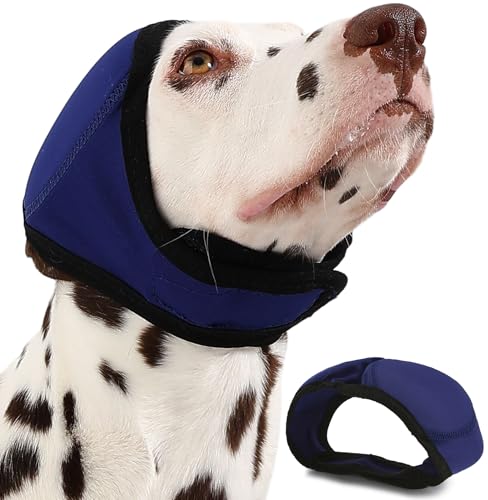 AOOLMOL Hunde-Ohrenschützer für Hämatome, Baden, Trocknen, Schwimmen und Lärmangstlinderung, elastischer, wasserdichter Gehörschutz mit beruhigendem Kapuzen-Design für die Fellpflege AOOLMOL Hunde-Ohrenschützer für Hämatome, Baden, Trocknen, Schwimmen und Lärmangstlinderung, elastischer, wasserdichter Gehörschutz mit beruhigendem Kapuzen-Design für die Fellpflege von AOOLMOL