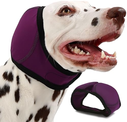 AOOLMOL Hunde-Ohrenschützer für Hämatome, Baden, Trocknen, Schwimmen und Lärmangstlinderung, elastischer, wasserdichter Gehörschutz mit beruhigendem Kapuzen-Design für die Fellpflege AOOLMOL Hunde-Ohrenschützer für Hämatome, Baden, Trocknen, Schwimmen und Lärmangstlinderung, elastischer, wasserdichter Gehörschutz mit beruhigendem Kapuzen-Design für die Fellpflege von AOOLMOL