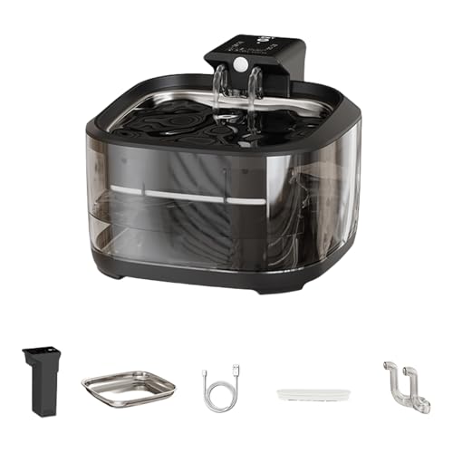 4.5L Haustier Trinkbrunnen USB Wiederaufladbare Automatische Zirkulation Filtration Wasserspender Für Kleine Hunde Und Katzen Verwendung von AOOOWER