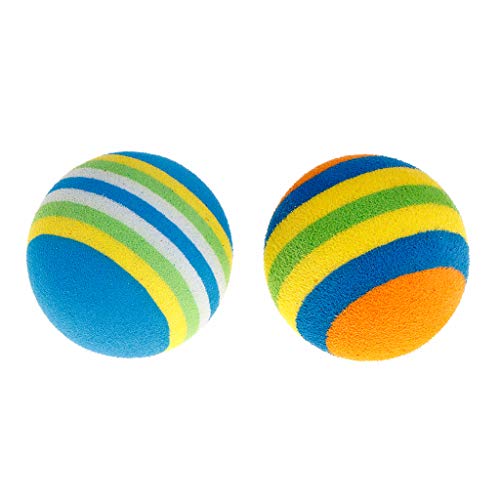 AOOOWER 10pcs Haustier Holen Bälle Spielzeug Ungiftige Eva Balls Interaktives Spielzeug Für Haustiere Hunde Nach Hause Zum Spielen Freien Training Kätzchen Playpen von AOOOWER