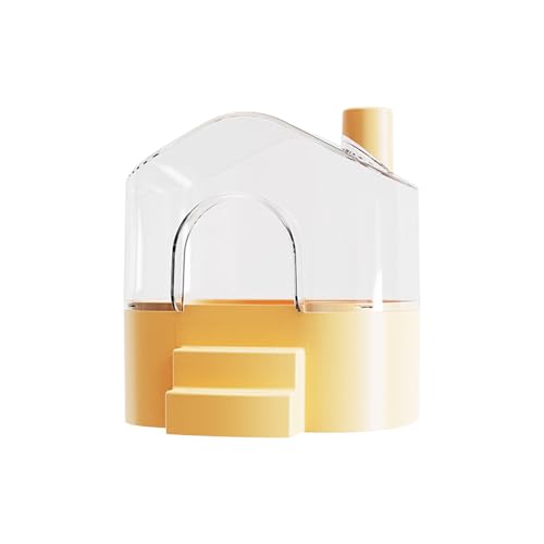 AOOOWER 360-Grad-Hamster-Sand-Badehaus, spritzwassergeschützter Boden für Erkundung, Schlafversteck, einfache Reinigung, Wartung, Kleintier-Lebensraum, Sandbadhaus AOOOWER 360-Grad-Hamster-Sand-Badehaus, spritzwassergeschützter Boden für Erkundung, Schlafversteck, einfache Reinigung, Wartung, Kleintier-Lebensraum, Sandbadhaus von AOOOWER