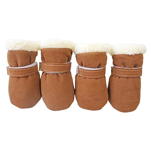 AOOOWER 4 PC/Set Winter Haustierhundschuhe Für Kleine Hunde Katzen Super Warm Verdickten Schneestiefel Leichte Katzen Haustiere Mittel Winddichtem Wetter Abkratzen Abkratzen AOOOWER 4 PC/Set Winter Haustierhundschuhe Für Kleine Hunde Katzen Super Warm Verdickten Schneestiefel Leichte Katzen Haustiere Mittel Winddichtem Wetter Abkratzen Abkratzen von AOOOWER
