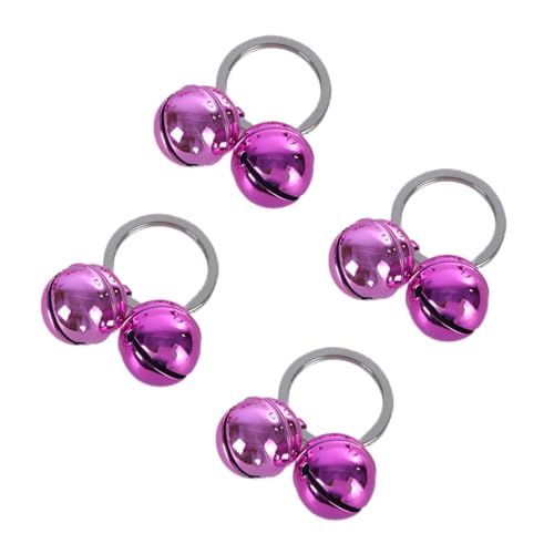 AOOOWER 4pack Luxuriöse Handgefertigte Kragen Bells Haustier Training Lärmhersteller Für Hundekragen Mittelschwerem Hund von AOOOWER
