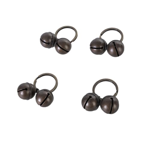 AOOOWER 4pack Luxuriöse Handgefertigte Kragen Bells Haustier Training Lärmhersteller Für Hundekragen Mittelschwerem Hund von AOOOWER