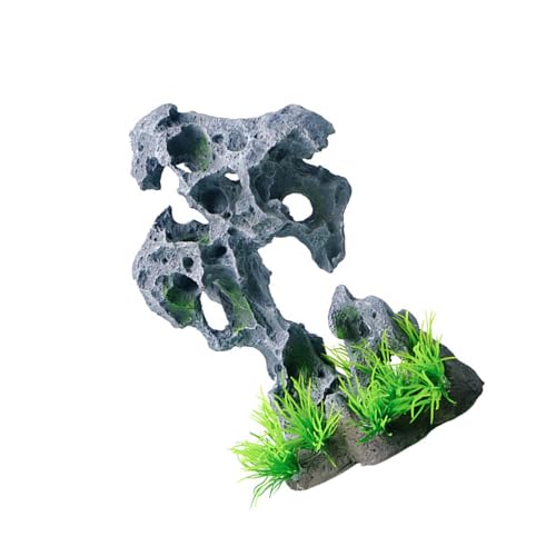 AOOOWER Aquarien, Landschaftsbau, Steine, Landschaftsbau für Garnelenzucht, Landschaftsdekoration, Felshandwerk von AOOOWER