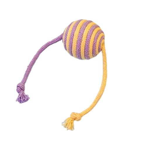 AOOOWER Baumwollseile Kugel Katzen Spielzeug Interaktion Teaser Selbst Necken Aktive Übungsaktivität Unterhaltung 6pcs Katzen Sisal Bälle von AOOOWER