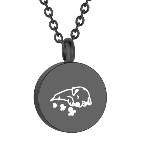 AOOOWER Gedenkurnen-Urnen-Schmuck, Haustier-Asche-Halskette, kreativer Haustier-Urnen-Schmuck, Urnen-Halskette AOOOWER Gedenkurnen-Urnen-Schmuck, Haustier-Asche-Halskette, kreativer Haustier-Urnen-Schmuck, Urnen-Halskette von AOOOWER