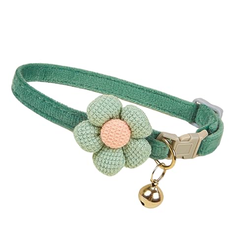AOOOWER Halsband für Katzen, Halsband, Glöckchen, Halsband, Halskette, Blüte, Haustierhals, Schmuck, Glöckchen, Halskette, Partyzubehör AOOOWER Halsband für Katzen, Halsband, Glöckchen, Halsband, Halskette, Blüte, Haustierhals, Schmuck, Glöckchen, Halskette, Partyzubehör von AOOOWER