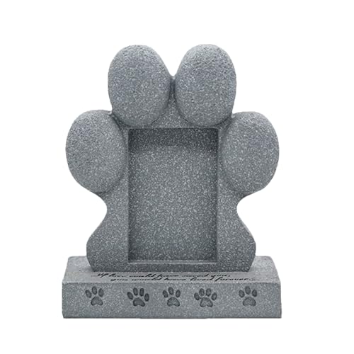 AOOOWER Harze Gedenkskulptur für Haustiere und Hunde, Grabstein für Haus und Garten, Dekoration, Haustierstatue, Harze AOOOWER Harze Gedenkskulptur für Haustiere und Hunde, Grabstein für Haus und Garten, Dekoration, Haustierstatue, Harze von AOOOWER