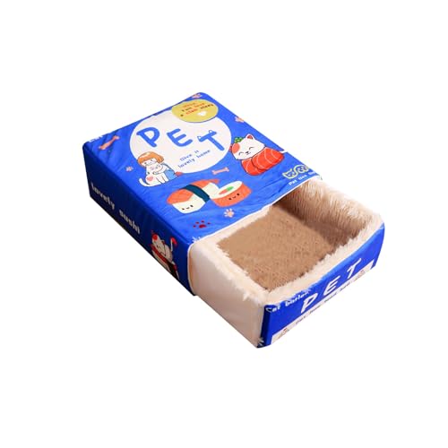 AOOOWER Haustierbett, versteckbar, waschbar, mit Schlaf, für Hunde und Katzen, weiches Höhlensofa, Haus, Plüschbett AOOOWER Haustierbett, versteckbar, waschbar, mit Schlaf, für Hunde und Katzen, weiches Höhlensofa, Haus, Plüschbett von AOOOWER