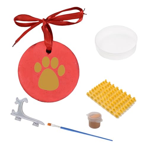 AOOOWER Hunde- und Pfotenabdruck-Set komplett mit wiederverwendbarem Ton und Zubehör für Andenken AOOOWER Hunde- und Pfotenabdruck-Set komplett mit wiederverwendbarem Ton und Zubehör für Andenken von AOOOWER