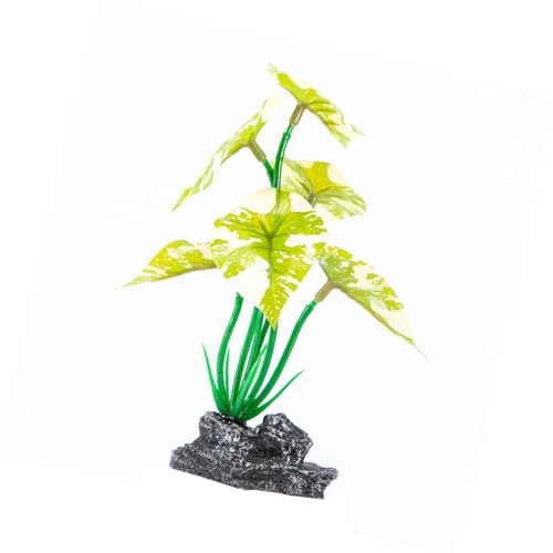 AOOOWER Künstliche Pflanze mit Sockel, Aquarium, Ornament, leicht zu reinigen, Pflege für verschiedene Größen AOOOWER Künstliche Pflanze mit Sockel, Aquarium, Ornament, leicht zu reinigen, Pflege für verschiedene Größen von AOOOWER