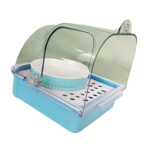 AOOOWER Papageien-Badewanne, Haustier-Vogel-Badewanne, Papageien-Duschbox, transparente Badewanne, große Kapazität, multifunktionale Badewanne AOOOWER Papageien-Badewanne, Haustier-Vogel-Badewanne, Papageien-Duschbox, transparente Badewanne, große Kapazität, multifunktionale Badewanne von AOOOWER