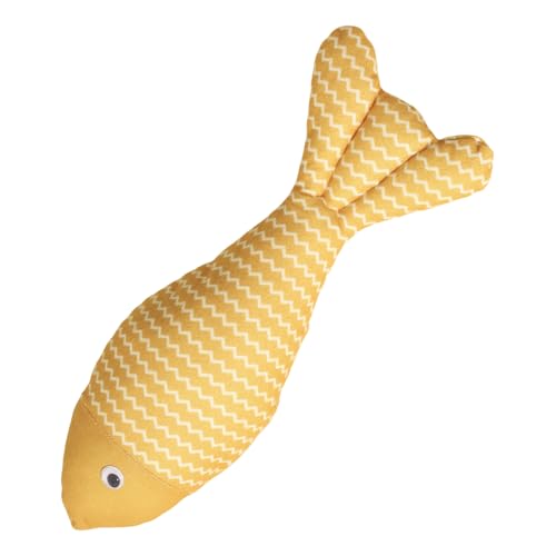 AOOOWER Plüsch-Katzenspielzeug in Fischform, weiches Kätzchen-Spielzeug, kauresistentes Katzenspielzeug für beschäftigte Kätzchen AOOOWER Plüsch-Katzenspielzeug in Fischform, weiches Kätzchen-Spielzeug, kauresistentes Katzenspielzeug für beschäftigte Kätzchen von AOOOWER