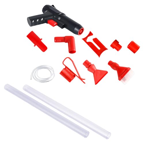 AOOOWER Professioneller Siphon für Aquarien mit einstellbarer Durchflussmenge für schnellen Wasseraustausch und Reinigung von AOOOWER