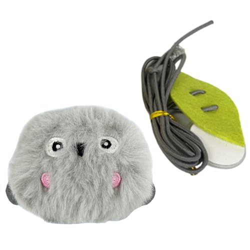 AOOOWER Quietschendes Katzenspielzeug mit simuliertem Tiergeräusch für aktive Katzen, Indoor-Spielunterhaltung, hängbares Katzenspielzeug AOOOWER Quietschendes Katzenspielzeug mit simuliertem Tiergeräusch für aktive Katzen, Indoor-Spielunterhaltung, hängbares Katzenspielzeug von AOOOWER
