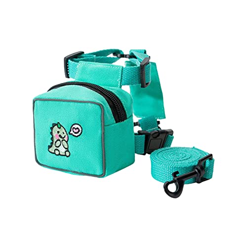 AOOOWER Verstellbarer Rucksack für Hunde, Outdoor, Training, Wandern, Hundeweste, grün, DIN-Rucksack für Hunde von AOOOWER