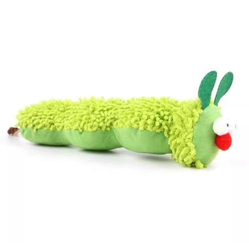 AOOOWER Wurmige Form, bewegliches Teaser, Simulationsspielzeug, bewegungsaktiviertes Wurmkatzen-Spielzeug für Spielzeitstimulation von AOOOWER