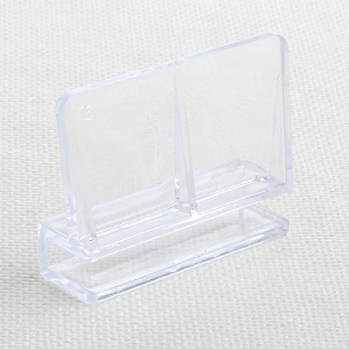 Aquarium-Deckel-Clips, Universal-Glasabdeckungsclip für randlose Aquarien, 6 mm, transparenter Acryl-Stützhalter für Fische für Acrylglas-Clip, Acryl-Deckel-Clips, Aquarium-Glasabdeckungsclip, von AOOOWER