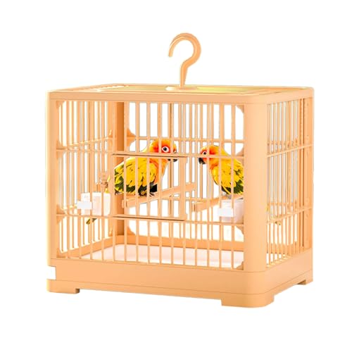 Belüfteter Vogelkäfig für drinnen und draußen, großer Vogelkäfig mit Futterstangen, Sitzstange für Wellensittiche, Kanarienvögel Belüfteter Vogelkäfig für drinnen und draußen, großer Vogelkäfig mit Futterstangen, Sitzstange für Wellensittiche, Kanarienvögel von AOOOWER